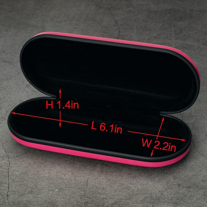 Vemiss Hard Shell Eyeglass Cases, Lightweight Portable Glasses Case for Women Men