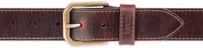 Levi’s Men’s Casual Leather Belt, Classic Strap for Jeans & Everyday Wear
