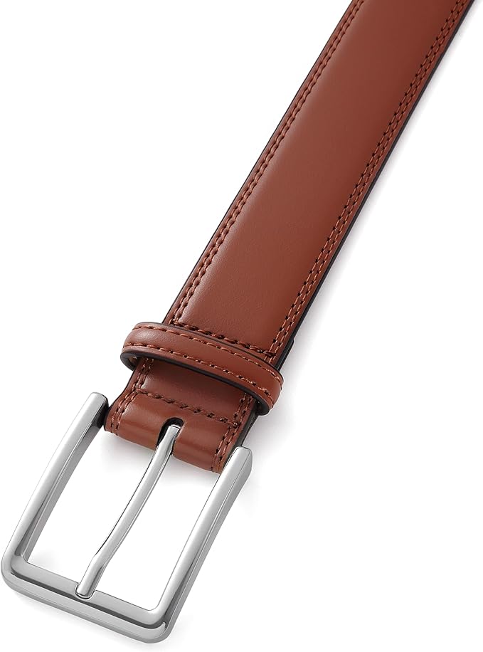 CHAOREN Mens Belt Leather - 1 3/8" Dress Belts for Men - Considerate Gift for Work Business Casual Jeans