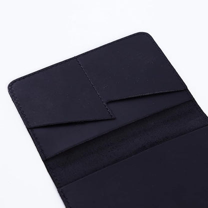INCARNE Leather Passport Holder for Travel - Passport Case - Passport Wallet for Men - Passport Cover for Women Sleeve Protector - Travel Essentials Vacation Luggage Travel Gifts - Vintage Black