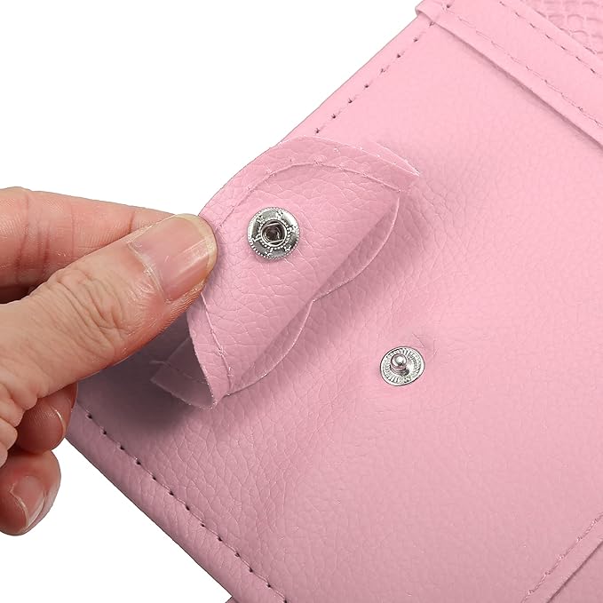 X AUTOHAUX Car Sun Visor Organizer Auto Interior Accessories Car Sunglass Holder Pocket Storage Pouch Organizer with Zipper Pink