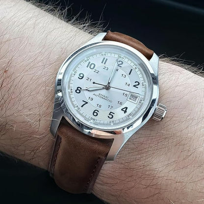Ritche Christmas Gift Quick Release Leather Watch Bands Genuine Watch Straps for Men Women Top Grain Leather Watch Strap, White Elephant Gifts, Stocking Stuffers for Men, Father's Day gifts