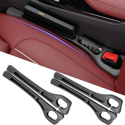 YLXGT Car Seat Gap Filler Organizer Universal for Car SUV Truck Accessories Seat Gap Plug Blocker with Storage Slot TC105 Black 4Pack