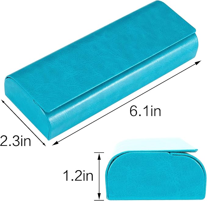 Vemiss Hard Shell Eyeglass Cases, Lightweight Portable Glasses Case for Women Men
