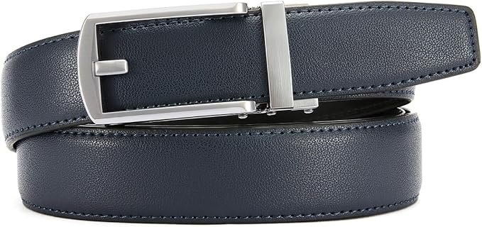 CHAOREN Mens Dress Belt - Ratchet Belt Leather 1 1/4" Comfort Click - Perfect Companion to Mens Dress Shoes