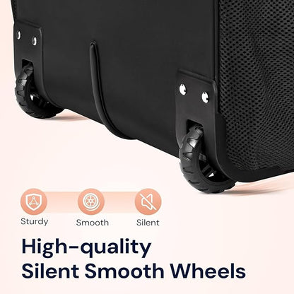 Ytonet Rolling Laptop Bag, Rolling Briefcase for Women, 17.3 Inch Laptop Bag with Wheels, Computer Bag with Wheels Laptop Case for Work Travel College Business Wife Mom Overnight Teacher