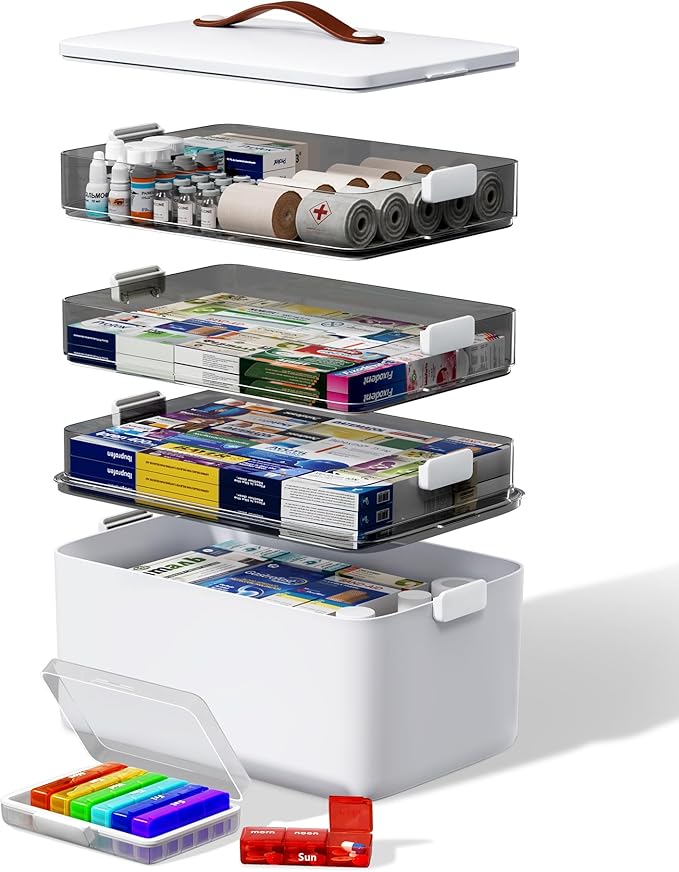 3-Tier Medicine Cabinet Organizer