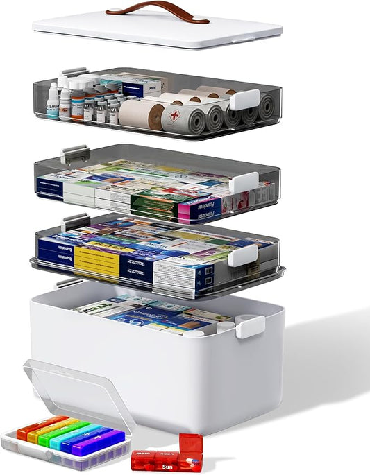 3-Tier Medicine Cabinet Organizer