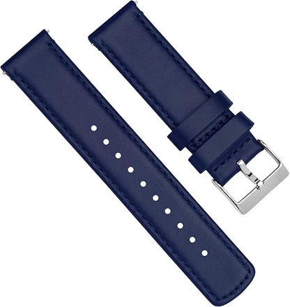 BARTON WATCH BANDS - Top Grain Leather Watch Bands Compatible with Apple Watch Models - 1, 2, 3, 4, 5, 6, 7, 8, 9, 10, SE, Ultra & Ultra 2