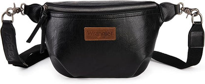 Wrangler Crossbody Bags for Women Large Fanny Packs Bum Bag Travel Belt Bags Sling Purse