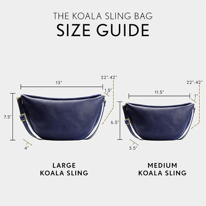 Portland Leather Goods Koala Sling Bag – Leather Sling with Adjustable Strap – Handmade from the Finest Full-Grain Hides