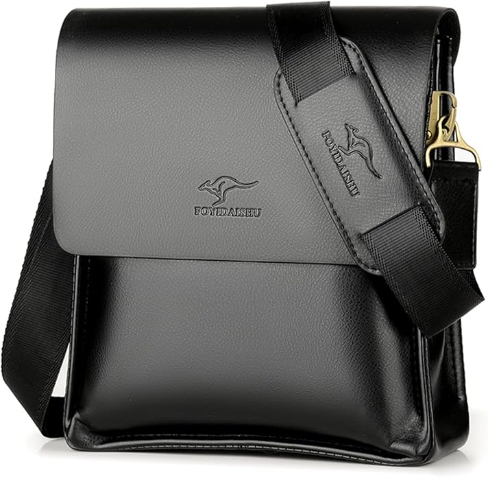 Mens Crossbody Bag, Leather Messenger Shoulder Bag for Women Men Purse Travel Work Business | Leather, Messenger, Purse, Travel, Work, Business