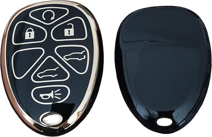 for Chevrolet Key Fob Cover Fit for Chevy Suburban Tahoe Traverse Buick Enclave Cadillac Escalade GMC Yukon