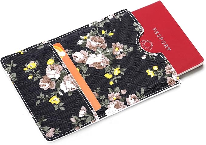 XEYOU Passport Holder Cover - Ultra Slim Premium Synthetic Leather Travel Wallet Case Cover