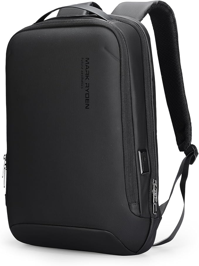 MARK RYDEN Slim Laptop Backpack for Men, High Tech Backpack with Scratch Resistant Shell and USB Charging Port, Waterproof Business Backpack Ideal for Working, Commuting, Daily (20L for 15.6" Laptop)