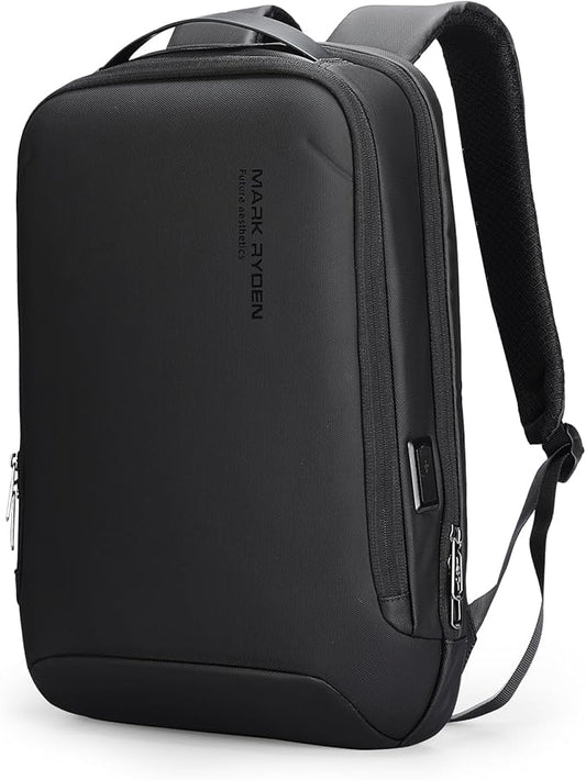 MARK RYDEN Slim Laptop Backpack for Men, High Tech Backpack with Scratch Resistant Shell and USB Charging Port, Waterproof Business Backpack Ideal for Working, Commuting, Daily (20L for 15.6" Laptop)