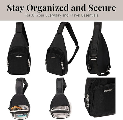 Baggallini womens Securtex Anti-theft Daytripper Sling