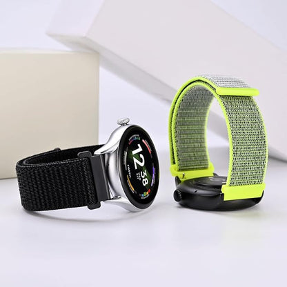 ANNEFIT Nylon Sport Loop Watch Bands, 2 Packs Quick Release Adjustable Strap 16mm 18mm 19mm 20mm 21mm 22mm 24mm
