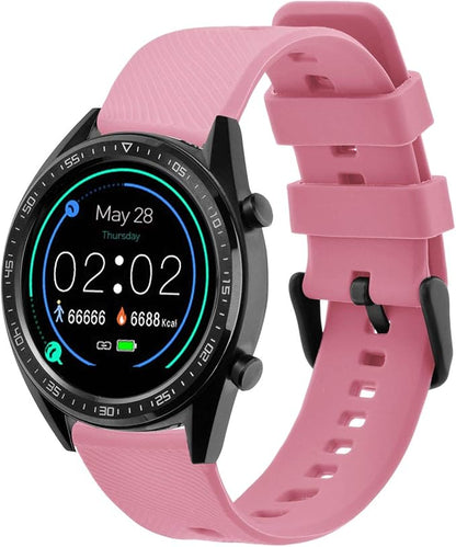 BISONSTRAP Watch Strap 18mm 19mm 20mm 21mm 22mm, Quick Release Silicone Watch Bands for Men Women