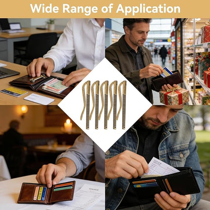 75mm Money Clip, 10PCS Spring Money Clip Wallet Spring Clip Wallet Money Clip Metal Cash Clip