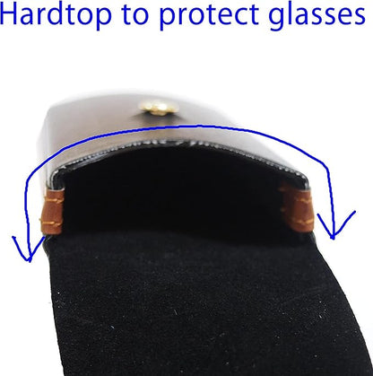 [Amazon.co.jp Limited] Glasses Case, Semi-Hard, Vertical, Compact, Thin, Monocoque, Slim, Portable, Convenient