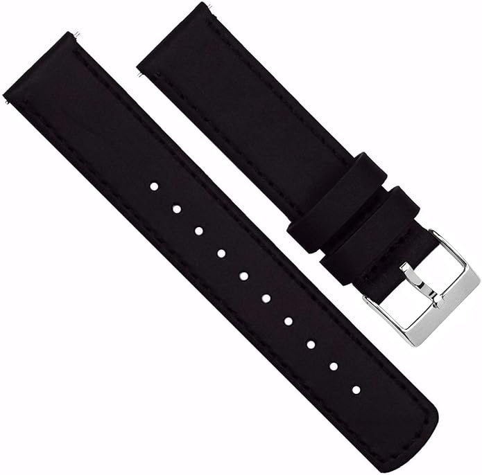 BARTON WATCH BANDS - Top Grain Leather Watch Bands Compatible with Apple Watch Models - 1, 2, 3, 4, 5, 6, 7, 8, 9, 10, SE, Ultra & Ultra 2