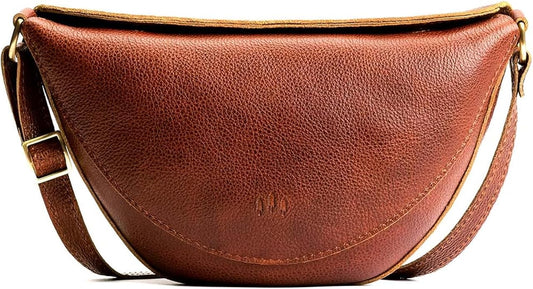 Portland Leather Goods Koala Sling Bag – Leather Sling with Adjustable Strap – Handmade from the Finest Full-Grain Hides