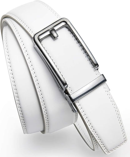 CHAOREN Mens Dress Belt - Ratchet Belt Leather 1 1/4" Comfort Click - Perfect Companion to Mens Dress Shoes