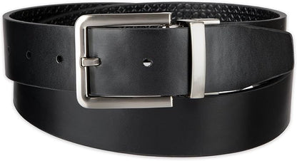 Calvin Klein Men’s Reversible Leather Belt - 2‑in‑1 Versatile Modern Style