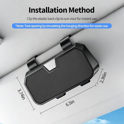 Sunglasses Holder for Car Visor Leather Eyeglasses Organizer Case for BMW X3 X5 X7 X1 3 4 2 5 Series Accessories