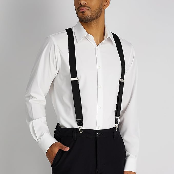 DOCKERS Men's Dockers Men's Solid Suspenders