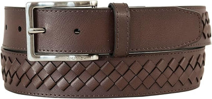 Nautica Men's Dress Leather Belt for Suits and Pants | Classic | Business | Fashion | Adjustable | Metal Buckle