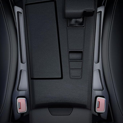 Car Seat Gap Filler Set of 2, Car Organizers and Storage, Car Accessories Fit Sedan SUV Truck, Black