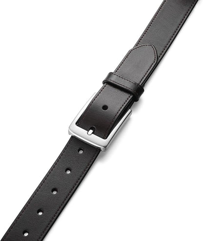 MILORDE Men's Genuine Leather Dress Belt, Handmade, 100% Cow Leather, Fashion & Classic Designs for Work Business and Casual