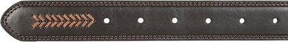 Nautica Men's Dress Leather Belt for Suits and Pants | Classic | Business | Fashion | Adjustable | Metal Buckle