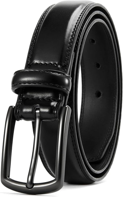 CHAOREN Mens Belts Leather for Gift Men - 1.25" Mens Dress Belts Casual for Jeans Shoes