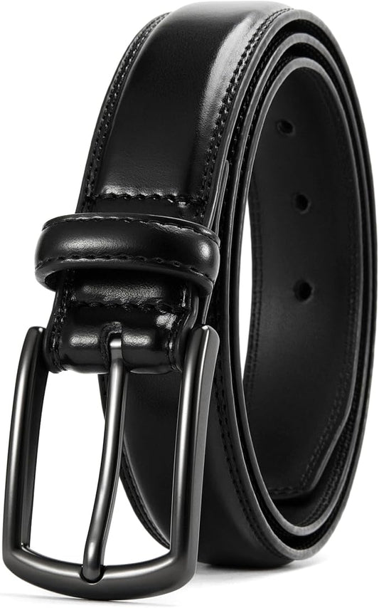 CHAOREN Mens Belts Leather for Gift Men - 1.25" Mens Dress Belts Casual for Jeans Shoes