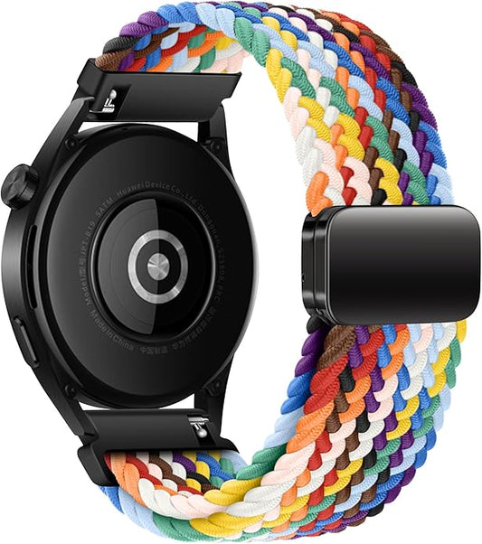 Mazoft Braided Sport Band Compatible with Samsung Galaxy Watch Band 7/FE/6/5/4/3 & Watch 5 Pro & 6/4 Classic &Gear S3/S2, 20mm & 22mm watch band for Samsung Watch 47mm 46mm 45mm 44mm 40mm 43/42/41mm