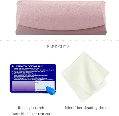 LifeArt Eyeglass Case Hard Shell, Portable Sunglass Case for Women and Men, fashionable PU Leather Eyeglass Case, Lightweight