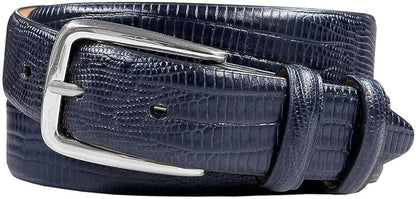 Andrew/Armando - Dress Belt Solid Brass Buckle (Gold & Silver) Genuine Full-Grain Cowhide Leather Belt 1-1/8"(30mm) Wide