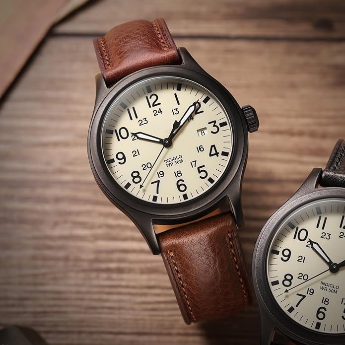 Getalia Italian leather Watch Band Tuscany Natural Vegetable-Tanned Full Grain Leather,14mm 16mm 18mm 19mm 20mm 21mm 22mm Quick Release Replacement Watch Straps for Men and Women Thick and Soft