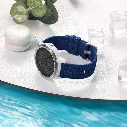 GEAK Compatible with Garmin Vivoactive 5 Watch Bands/Garmin Vivoactive 3 Watch Bands,20mm Silicone Band for Vivoactive 3 Music/Vivomove Sport,Forerunner 645/245 Music Smartwatch Women Men Navy