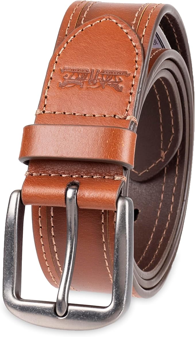 Levi’s Men’s Casual Leather Belt, Classic Strap for Jeans & Everyday Wear