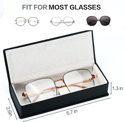 Vemiss Hard Shell Eyeglass Cases, Lightweight Portable Glasses Case for Women Men
