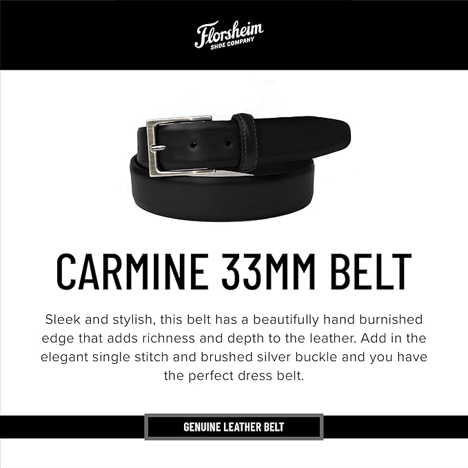 Florsheim Carmine 33mm Belt Mens