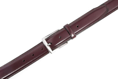 Fabio Valenti Genuine Leather Dress Belts For Men - Mens Belt For Suits, Jeans, Uniform With Single Prong Buckle