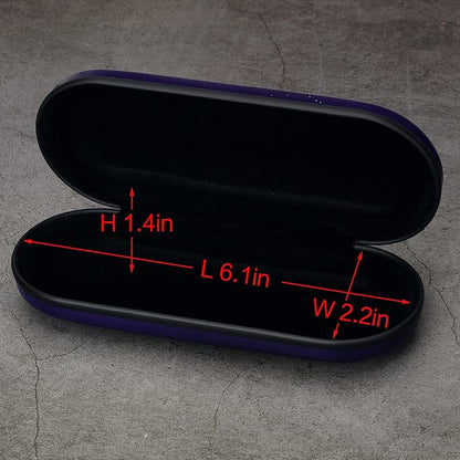 Vemiss Hard Shell Eyeglass Cases, Lightweight Portable Glasses Case for Women Men
