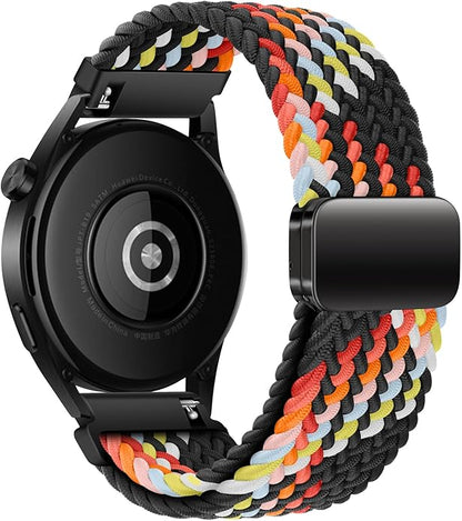 Mazoft Braided Sport Band Compatible with Samsung Galaxy Watch Band 7/FE/6/5/4/3 & Watch 5 Pro & 6/4 Classic &Gear S3/S2, 20mm & 22mm watch band for Samsung Watch 47mm 46mm 45mm 44mm 40mm 43/42/41mm