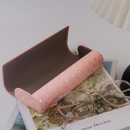 HSYMQ 3PCS Glasses Case, Eyeglasses Case Hard Shell, Reading Hard Glasses Cases for Women Men