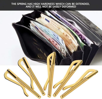 75mm Money Clip, 10PCS Spring Money Clip Wallet Spring Clip Wallet Money Clip Metal Cash Clip